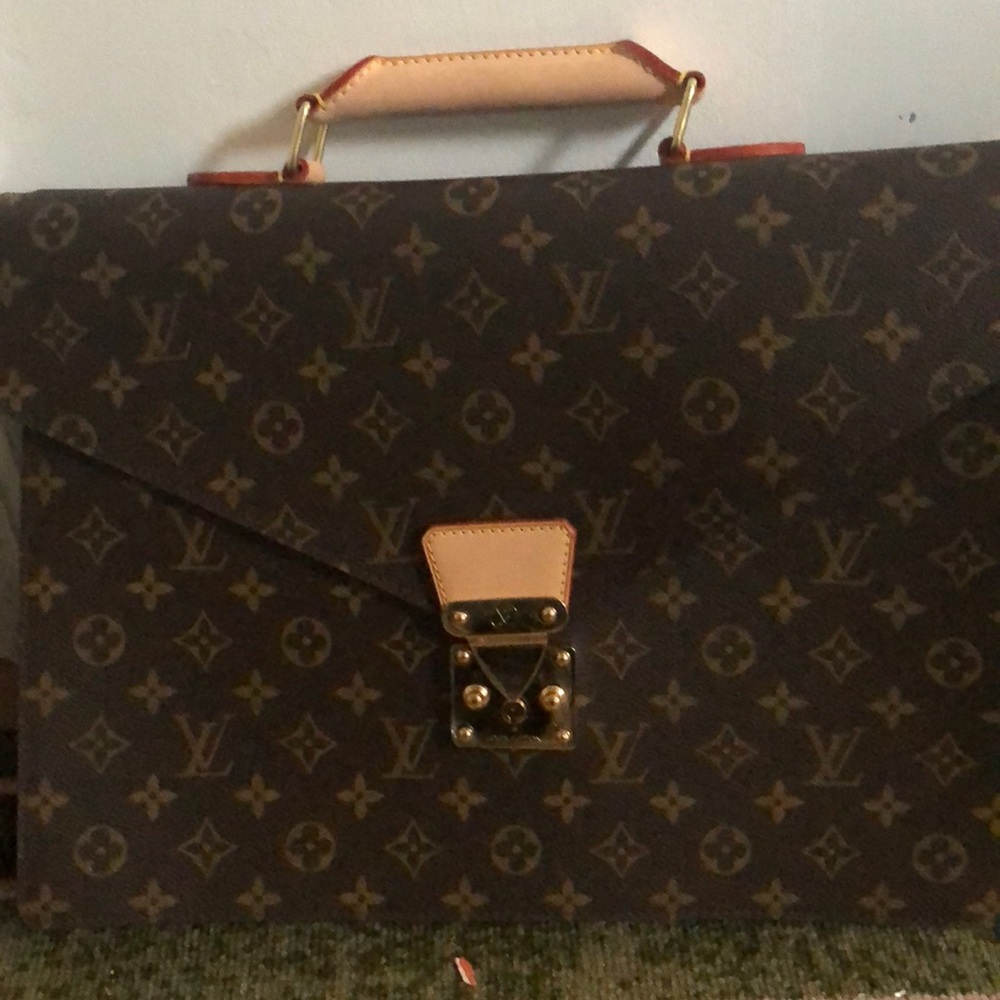Authentic Louis Briefcase with dust cover